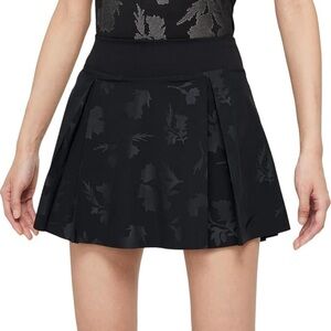 NWT Nike Women's Dri-FIT Club Print Golf Skirt, Black sz M (124)